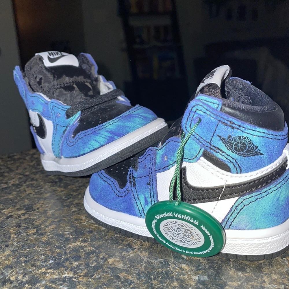 Toddler size 3 J-1 mid tie dye